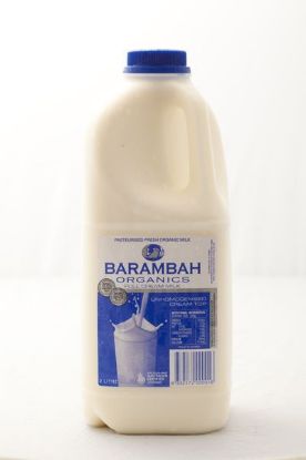 Picture of FULL CREAM MILK, ORGANIC - BARAMBA / 2LTR