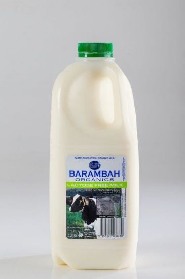 Picture of Barambah Organic LACTOSE FREE MILK 2LTR