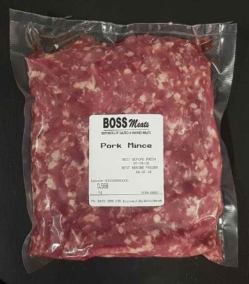 Picture of PORK MINCE GF - Ethical, Organic, Pasture-raised / 550g (approx size)