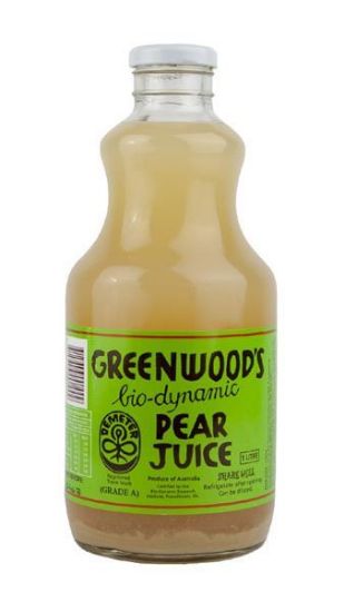 Picture of Greenwoods bio-dynamic PEAR JUICE 1 ltr fruit juices - 1 lt