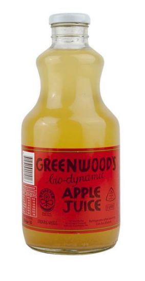 Picture of Greenwoods bio-dynamic APPLE JUICE 1 ltr