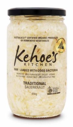 Picture of Kehoe's Kitchen SAUERKRAUT TRADITIONAL Organic 410g