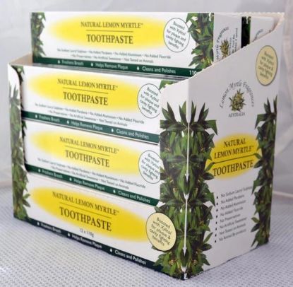 Picture of Lemon Myrtle Natural TOOTHPASTE - HALF BOX 6