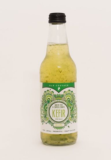 Picture of OLD COSSACK Water Kefir Tonic - Green tea and Super Leaves 330ml 750ml