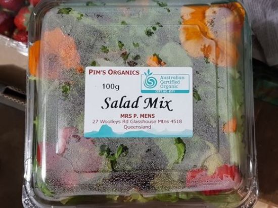 Picture of LETTUCE SALAD MIX Organic Pre-Packed (100g pun)