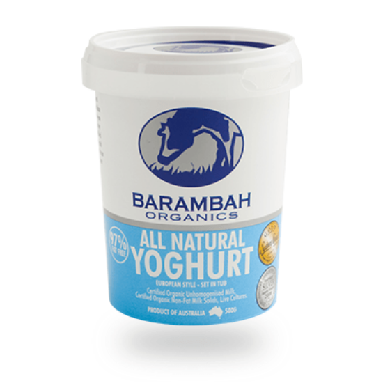 Picture of Barambah Organic ALL NATURAL YOGHURT 500ML