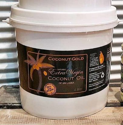 Picture of Coconut Gold COCONUT OIL COLD PRESSED Organic 4L