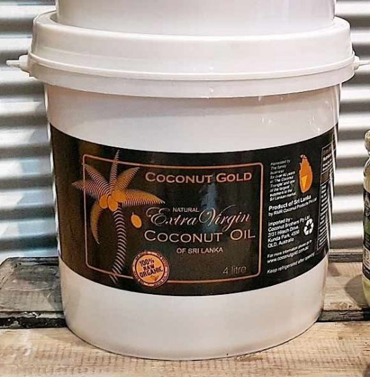 Picture of Coconut Gold COCONUT OIL COLD PRESSED Organic 4L