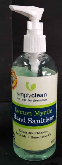 Picture of Simply Clean HAND SANITISER Lemon Myrtle 250 ml