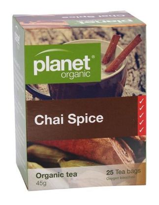 Picture of Planet Organic CHAI SPICE Organic Herbal Tea - 25 Tea Bags