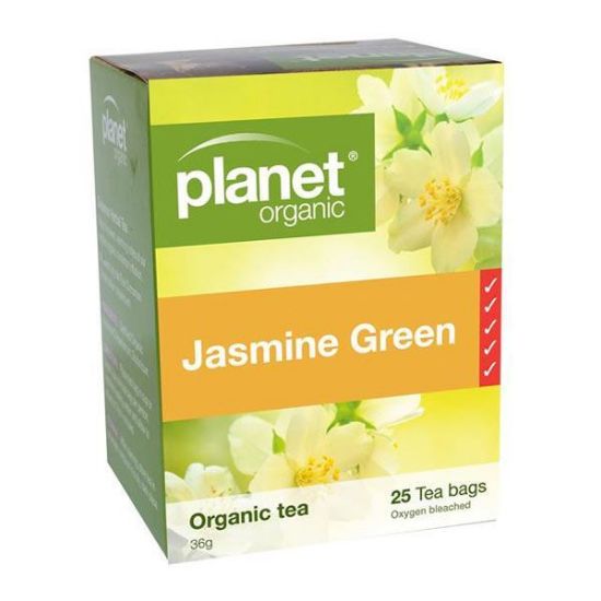 Picture of Planet Organic - JASMINE GREEN Organic Herbal Tea - 25 Tea Bags