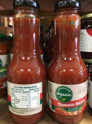 Picture of Jensens TOMATO SAUCE Organic 350ml