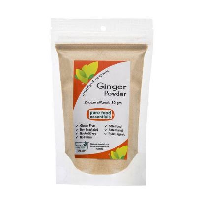 Picture of Pure Food Essential Spices GINGER POWDER ORGANIC 80g