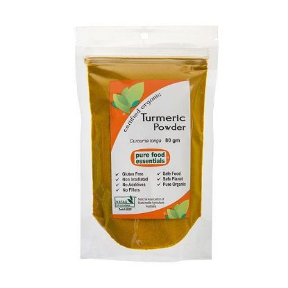 Picture of Pure Food Essential Spices TURMERIC POWDER ORGANIC 80g