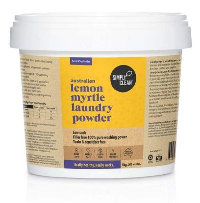 Picture of Simply Clean LEMON MYRTLE LAUNDRY POWDER 4kg