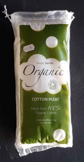 Picture of Simply Gentle COTTON PLEAT ORGANIC 100G