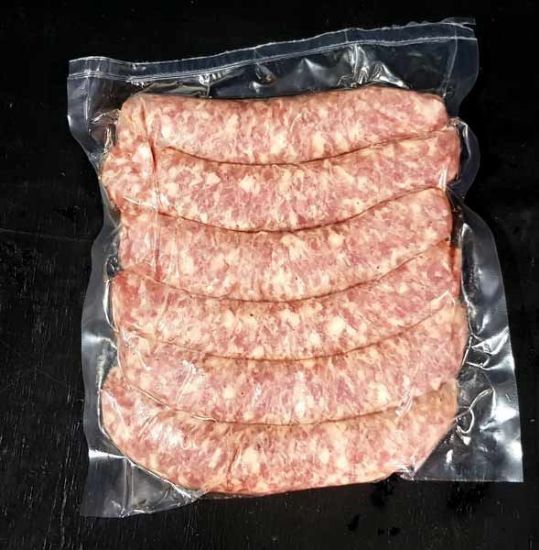 Picture of PORK SAUSAGES GF - Ethical, Organic, Pasture-raised / 600g (approx. size)