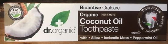 Picture of Dr Organic Whitening Coconut Toothpaste 100g