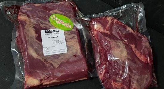 Picture of BEEF - BRISKET, ORGANIC / 1.2-2.2kg (approx. weights)