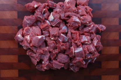 Picture of BEEF - DICED, ORGANIC / 500g (approx size)