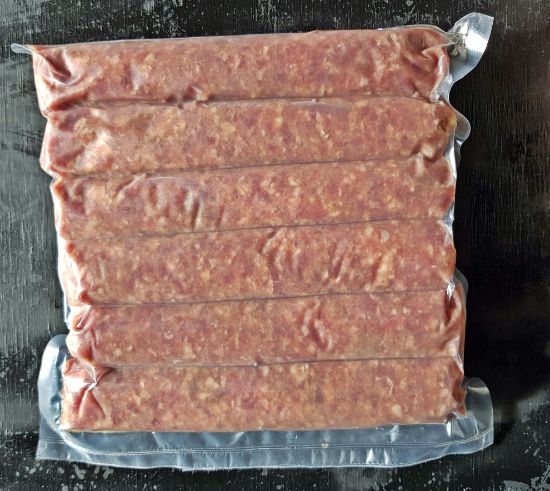 Picture of BEEF - SAUSAGES GF, ORGANIC / 2.5kg  (bulk buy)