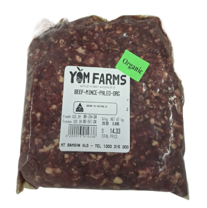 Picture of BEEF - MINCE, ORGANIC / (500g) (approx size)